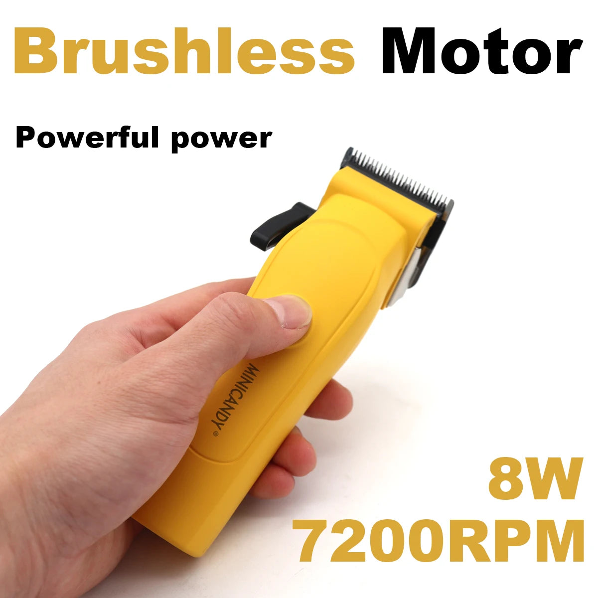 JUCAI Professional Hair Clipper Kit for Men with Brushless Motor DLC Blade 10000RPM With Base Charger Barber Hair Cutt Machines