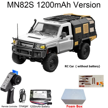 MN82S MN82 MN82PRO RC Car 1/12 4WD 2.4G Remote Control Car Climbing Off-road RC Crawler LED Light Truck RC Toys As Kids Gift