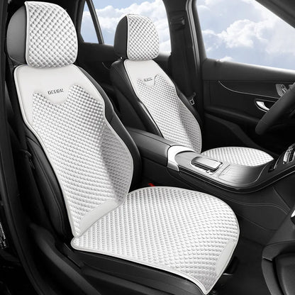 Universal Ice Silk Car Seat Cushion Breathable Seat Cover Sweat Absorption Cool Cushion Universal Split Single Sitting Rear Set