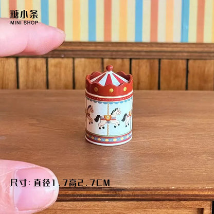 1:6 and 1:12 Dollhouse Mini Model Furniture Accessories Circus Jars Box Spice Cabinet Bjd Gsc Blyth Soldier Lol Dolls Decor Prop