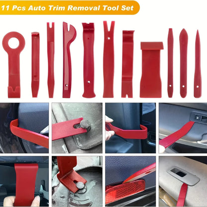 19Pcs Trim Removal Tool Set Panel Fastener Clips Removal Automotive Upholstery Pliers Removal Install Car Tool for Trim Panel