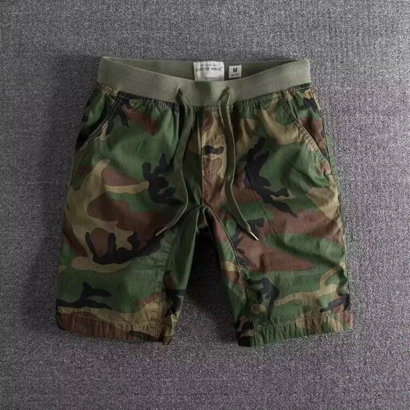 2026 Summer Men's Camouflage Shorts Casual Short Pants High-quality Cotton Men's Sport Shorts Fashion Men's Clothes