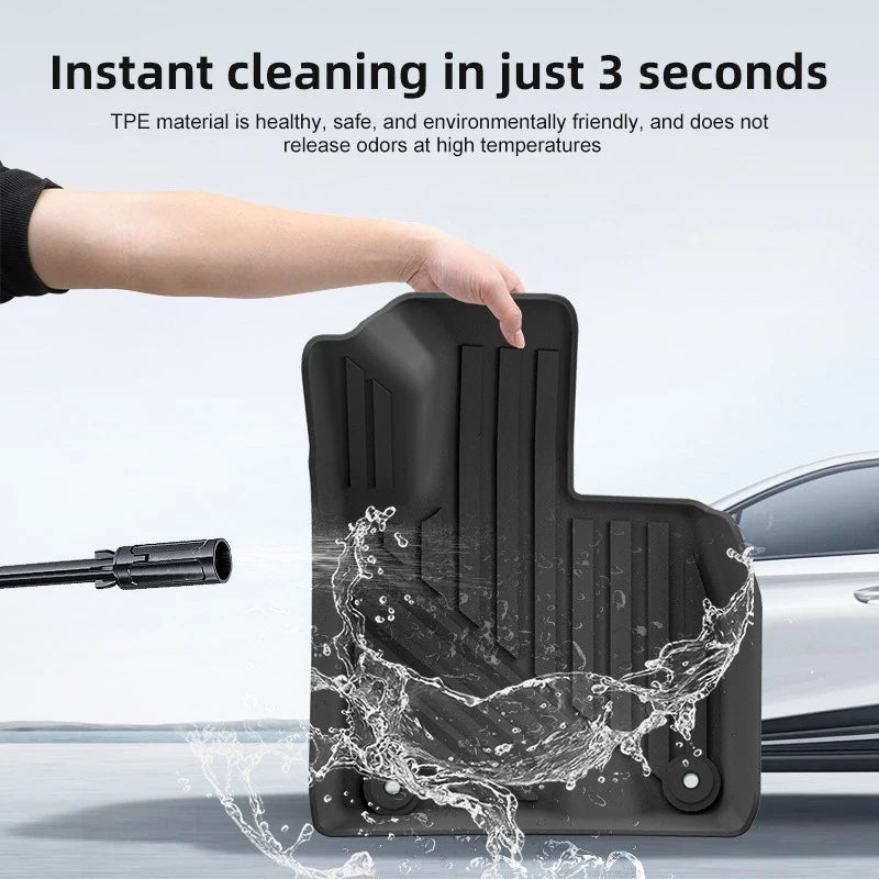RHD Car Floor Mats for Chery JAECOO 5 EV 2025 - present Trunk Mat Cargo Liner Protector Waterproof Non-slip Foot Pad Carpet Kits