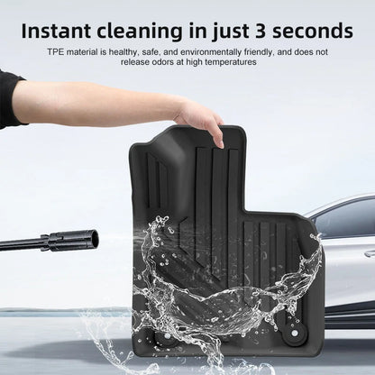 RHD Car Floor Mats for Chery JAECOO 5 EV 2025 - present Trunk Mat Cargo Liner Protector Waterproof Non-slip Foot Pad Carpet Kits