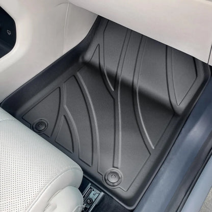 For Geely Galaxy EX5 E5 2024 2025 TPE Floor Mat Trunk All-Weather 3D Liner Accessories Black(Left Rudder&Right Rudder)