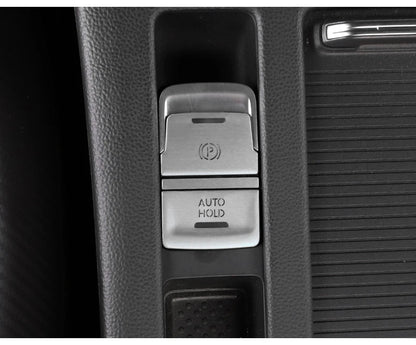 Car door unlocking button decorative sticker is suitable for Volkswagen VW new CC aluminum alloy interior button accessories