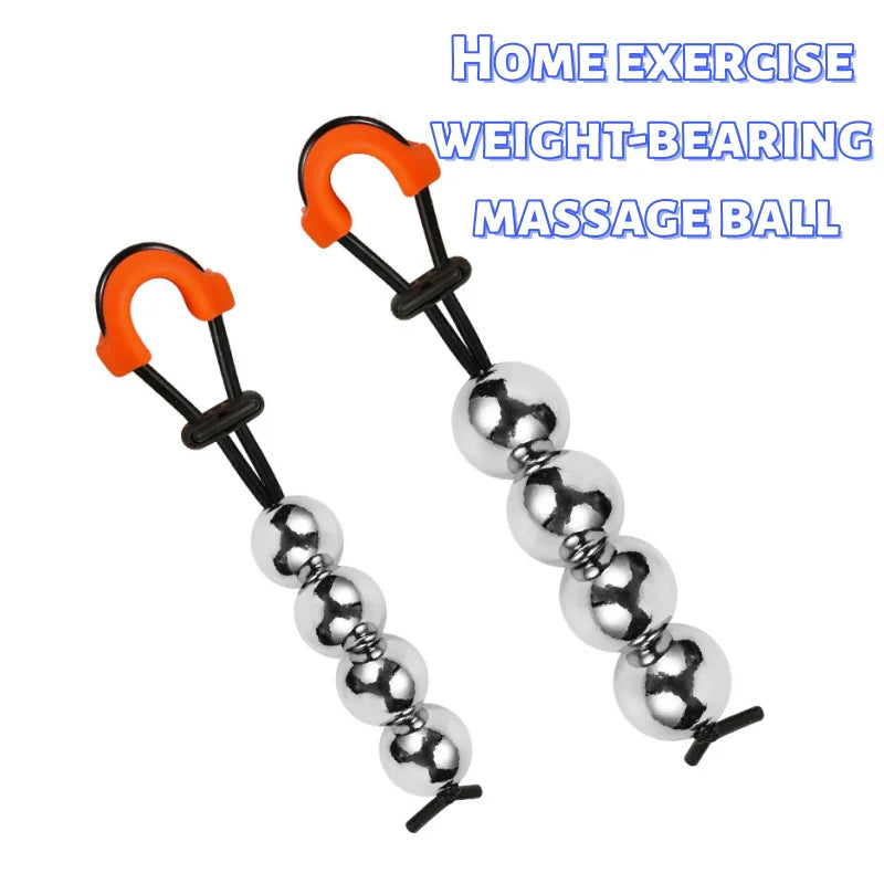 Reusable Stainless Steel Solid Ball Stretching Amplification Trainer Adjustable Household Items Adult Male Exercise Equipment