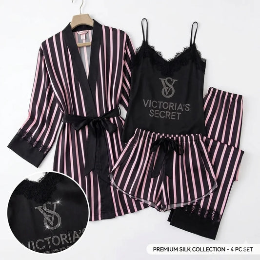 New Trim Homewear Ladies Sleepwear Chemise Sexy Womens Victoria's Secret Nightwear Underwear Pajamas Set Robe Lace