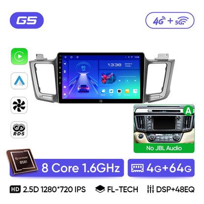 Ainavi Car Radio For Toyota RAV4 2012 2013 2015 2016 2017 2018 2019 XA40 Carplay Android Auto Car Multimedia HDMI DSP 48EQ 2 DIN