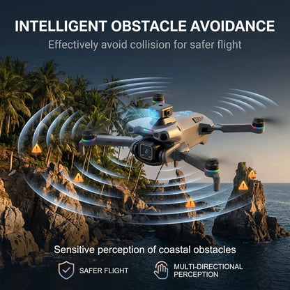 K900 MAX 8K Professional Drone with Dual Camera WiFi FPV Aerial Photography 360° Obstacle Avoidance Quadcopter airdrop Drone Toy