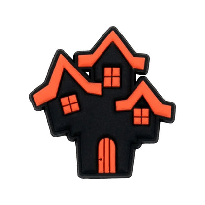 1/40pcs Halloween Shoe Charms Ghost Pumpkin Shoe Decorations Accessories Funny Sandals Pins Gifts for Women Kids Clog Buckles