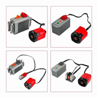 8882 XL Motor Red PLus Building Blocks MOC Technology Parts Power Functions Power Motor for Logoeds DIY Car Truck Power Up
