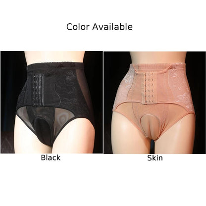 Underwear Men Panties Lifter Shaper Shaping Briefs Transgender Black/Skin Body High Waist Comfortable High Quality