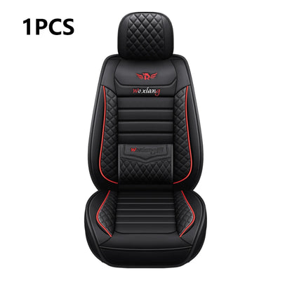 Elegant Universal Faux Leather Car Seat Cover by Tand: Easy-Clean, Comfort Design, Fits Major Models - Enhance Your Car's