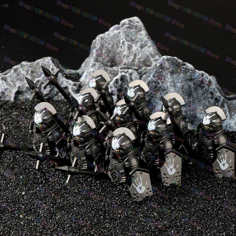 Medieval Knights Building Blocks Warrior Soldiers Crusaders Hospital Teutonic Knight Legion Figures Block Toys Accessories