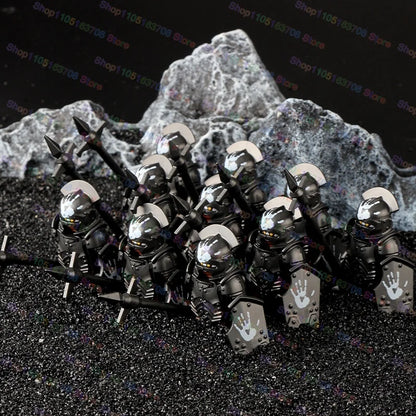 Medieval Knights Building Blocks Warrior Soldiers Crusaders Hospital Teutonic Knight Legion Figures Block Toys Accessories