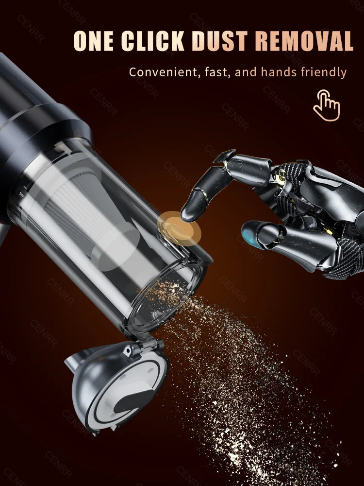 CENRR 998000PA Car Vacuum Cleaner Powerful Mini Cordless Portable Vacuum Cleaner for Home Appliance Handheld Blower Car Cleaner