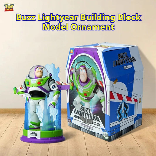 Genuine Hot Toy Story Buzz Lightyear Assembled Model Large Size Collection Ornament Surprise Birthday Gift Toy For Children