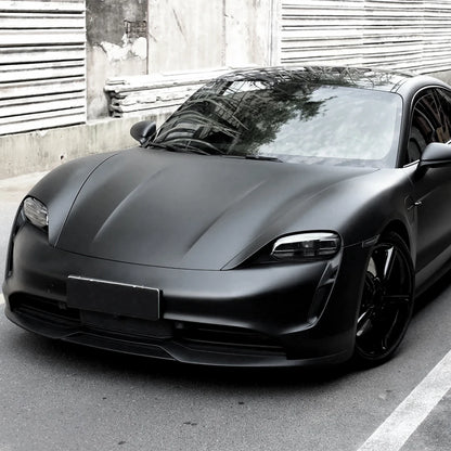 Car Vinyl Wrapping Film Extinction Black Color Change Vinyl Film PET Bubble Free Car Sticker Self Adhesive Auto Accessories