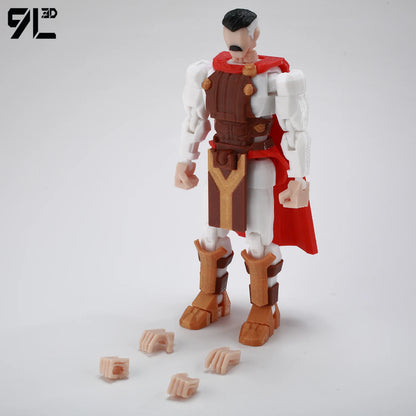 9L3D Printed Invincible Tech Jacket Toys Action Figures Titan13 T13 Dummy 13 Superheroes Multi-Jointed Movable Shapeshift Toys