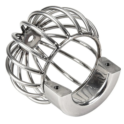 Electric Shock Penis Ring Ball Stretcher Scrotum Lock Metal Penis Cock Ring Heavy Pendant Weight Bondage Stainless Steel Sex Toy
