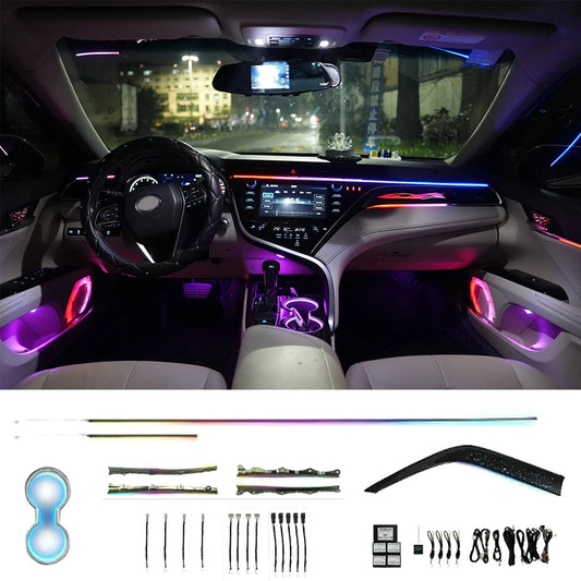 For Toyota Camry 2018 2019 2020 2021 2022 2023 Ambient Light LED Atmosphere Lamps Car Interior Symphony RGB Starry Night Style