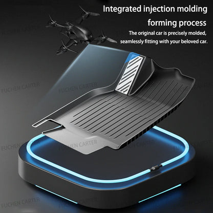 For Tesla NEW Model YL 2026 TPE Car Floor Mats With metal pedals Luggage Trunk Mat Set waterproof Anti-Slip Set Floor Liner Mat