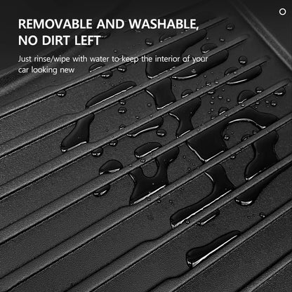 For Tesla Model Y Juniper 2025 2026 Trunk Mat TPE Waterproof Anti-Slip Anti-Scratch Integrated Cargo Liner Car Backrest Pad
