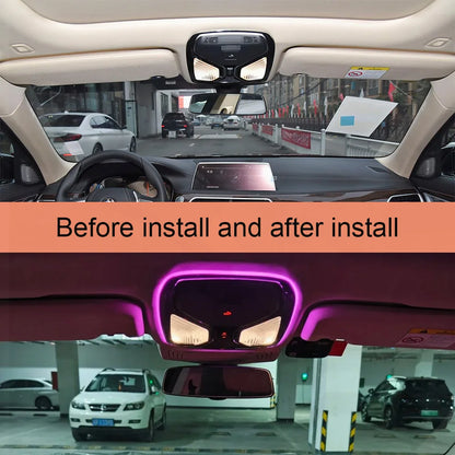11 Colors Reading & Ambient Light for BMW 3 4 5 6 7 Series X3 X4 X5 X6 X7，Interior Lighting Upgrade for BMW 5 Series G60 –