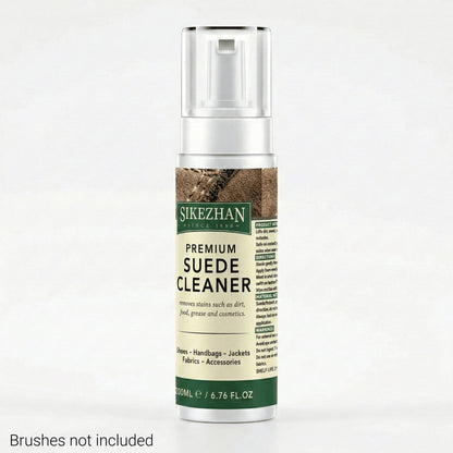 Suede Nubuck Shoe Cleaner Kit Foam Cleanser with Brush Towel for Sneakers Boots Bags Leather Jacket Care