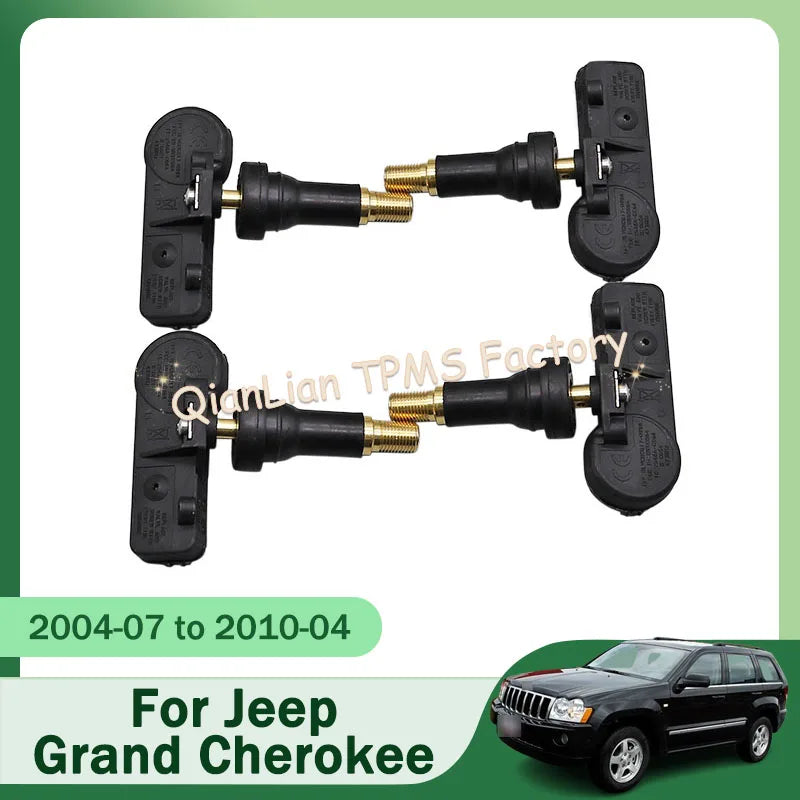 56029481AB 4pcs 433MHz TPMS Tire Pressure Sensor For Jeep Grand Cherokee Compass Patriot Tire Pressure Monitoring System