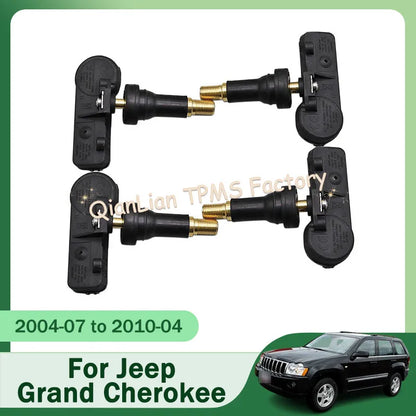56029481AB 4pcs 433MHz TPMS Tire Pressure Sensor For Jeep Grand Cherokee Compass Patriot Tire Pressure Monitoring System