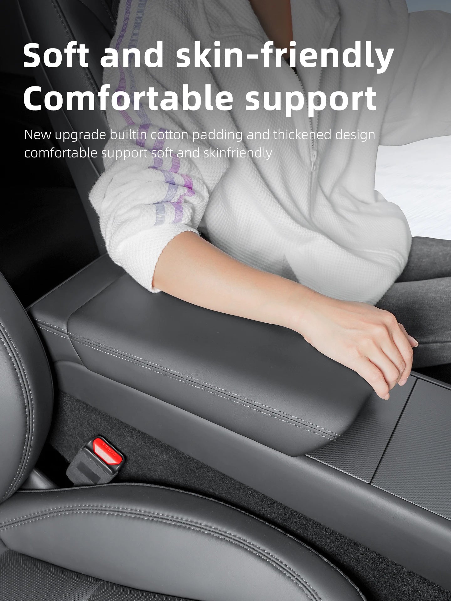 For Tesla Model Y Juniper Model 3 Highland  Armrest Box Protect Cover Soft Case Center Console Anti-Scratch 2026 Car Accessories