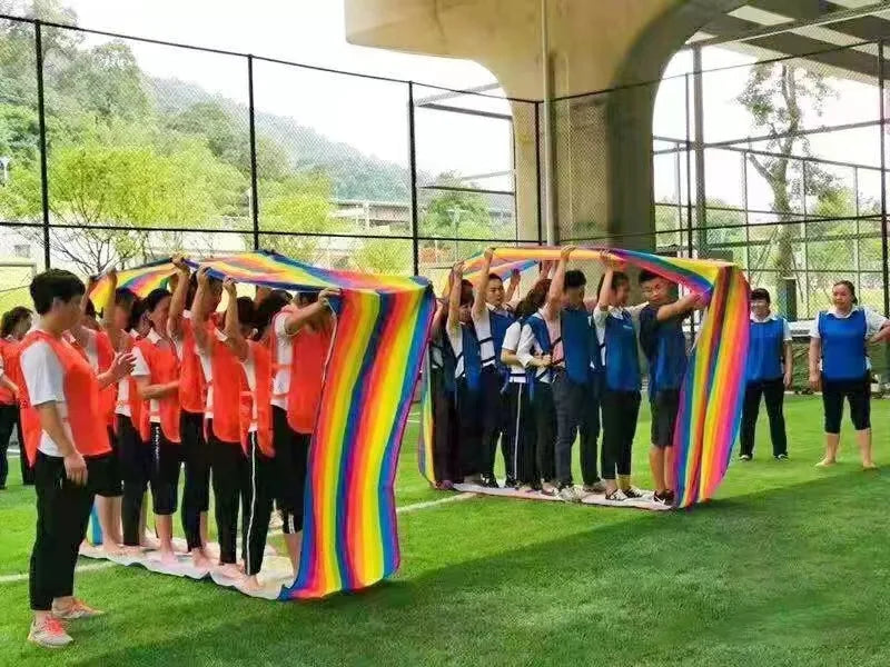 Fun Running Mat Oxford Fabric Roller Learning Team Building Activity Multi person Collaboration Game Youth Adult Outdoor Game