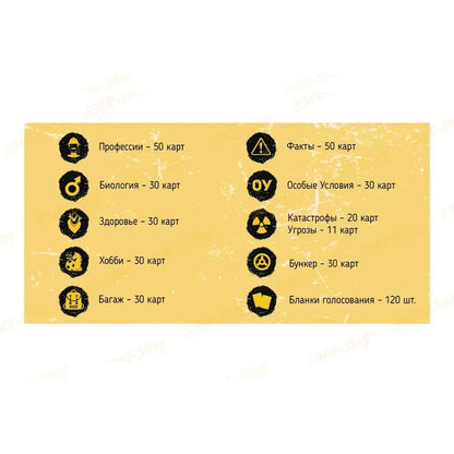 BUNKER Survival Debate Card Game - Strategic Party Game for Adults, Post-Apocalyptic Social Interaction