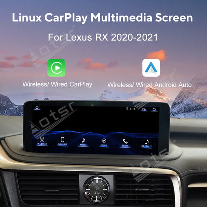 Linux Car stereo CarPlay FOR Lexus RX RX200 RX270 RX300 RX350 RX400h RX450h 2009-2021 Car Radio GPS navi player HD touch screen