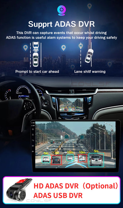 Carplay Android Auto for Toyota Corolla E140/150 2006 2007-2013 Multimedia Automotive Subwoofer Autoradio Android DSP 4G