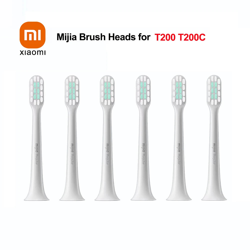 Original Brush Heads for XIAOMI Mijia Toothbrush T200 T200C, Replacement Sonic Brush Heads 3/6 PCS