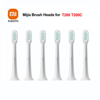 Original Brush Heads for XIAOMI Mijia Toothbrush T200 T200C, Replacement Sonic Brush Heads 3/6 PCS