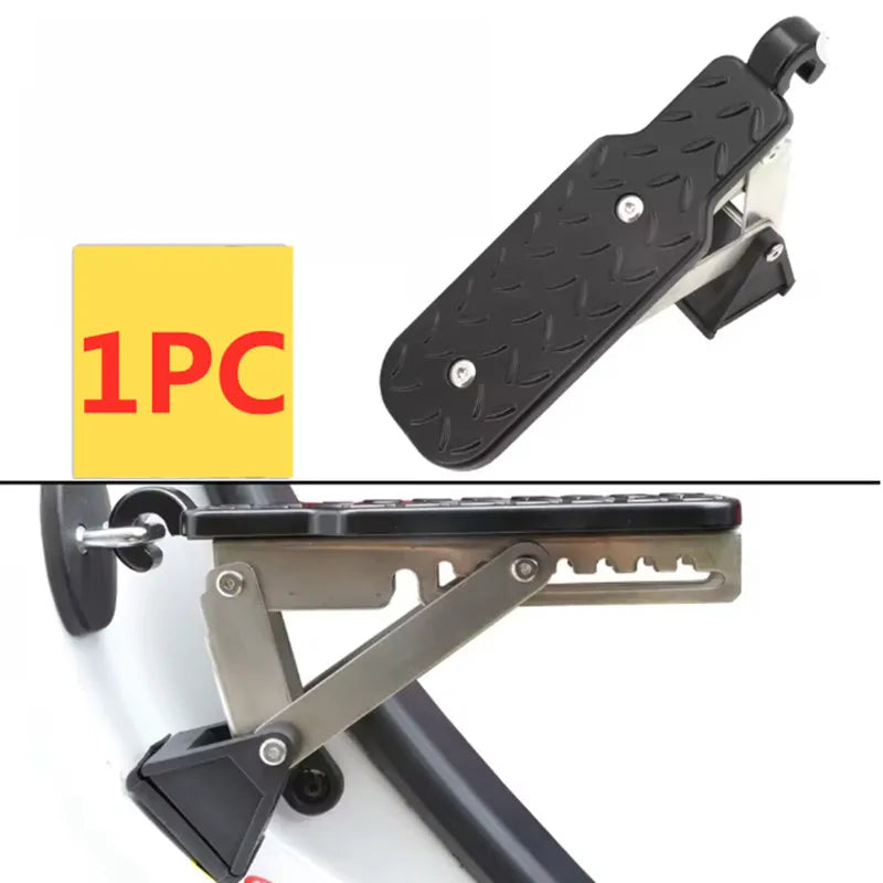 Car Door Step Foldable Universal Fit Door Hook Step StandPedal for Car Roof Access, Roof Rack Foot Step Rooftop Doorstep Car SUV