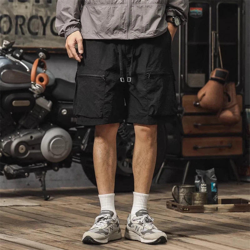 2026 New Summer Cargo Shorts For Men American Style Outdoor Y2K Trendy Sports Pants Baggy Casual Fashion Hip Hop Bermuda Shorts