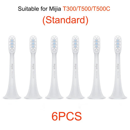 Original Replacement Toothbrush Heads for XIAOMI Mijia Sonic Toothbrush T300 T500 T500C, Electric Tooth Brush Heads