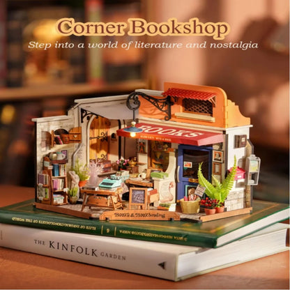 Robotime Rolife Becka's Baking House 3D Puzzle DIY Miniature Dollhouse Kit Amazing Gift for Children DG161