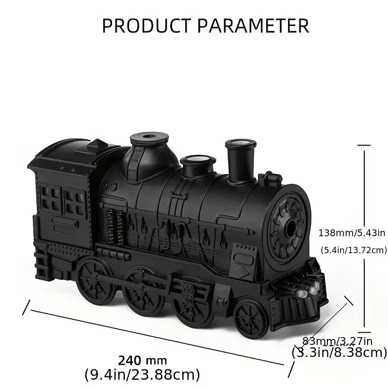 2025 NEW Mini Train Shape Essential Oil Diffuser with Light Cool Mist Air Humidifier Aromatherapy Diffuser for Home Office