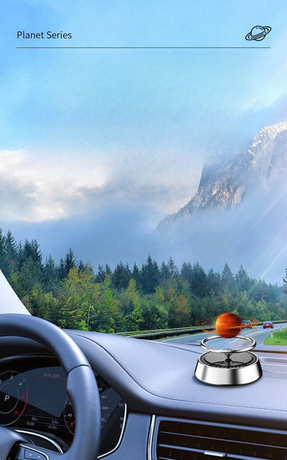 Cross-border solar creative planet console car ornaments car perfume long-lasting fragrance car aroma diffuser