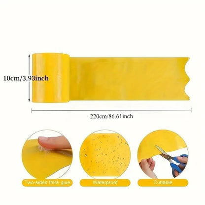 1 Roll Double-Sided Sticky Insect Barrier Tape Effective Against Outdoor Pest Control Self-Adhesive Suitable for Trees 2030