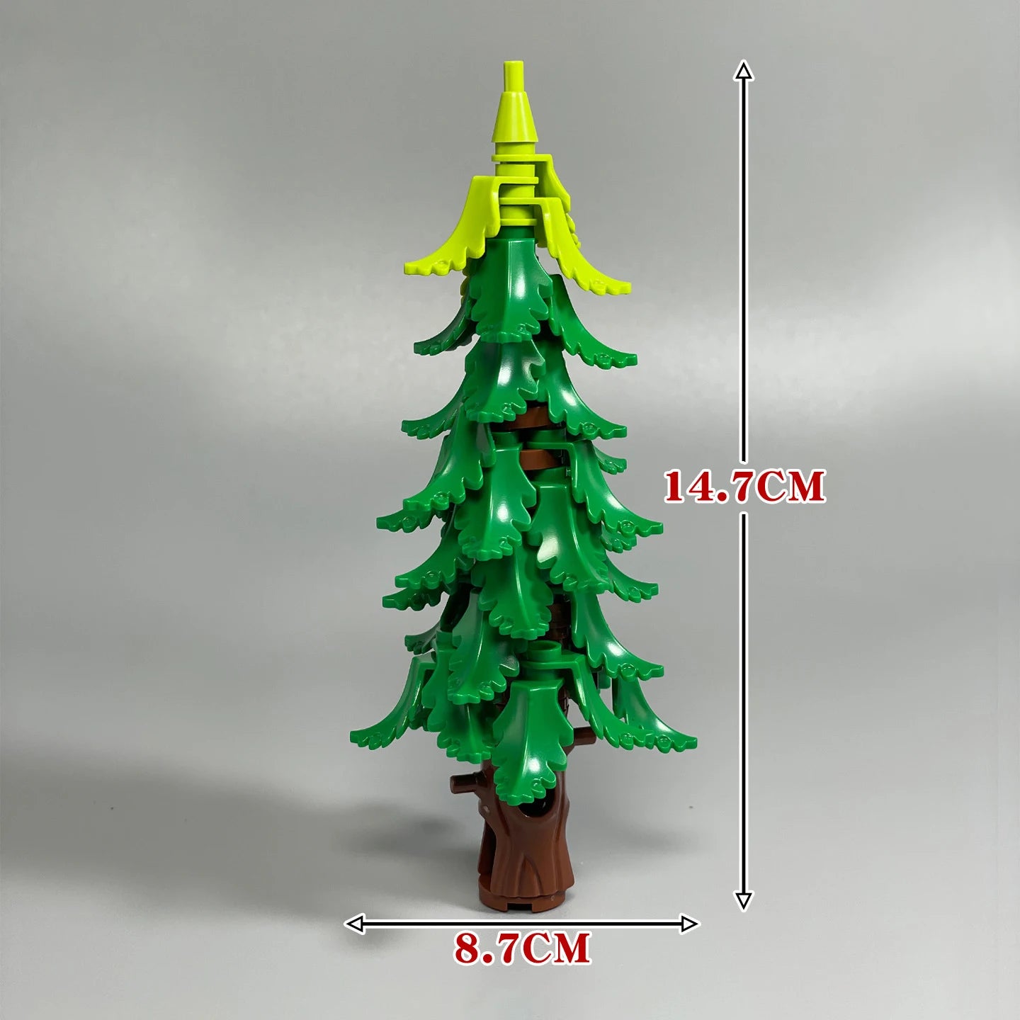MOC City Garden Building Block Set – DIY Assembly Pine & Pine And Cypr, Street View Forest Plants, Trunk Leaves Grass Accessorie