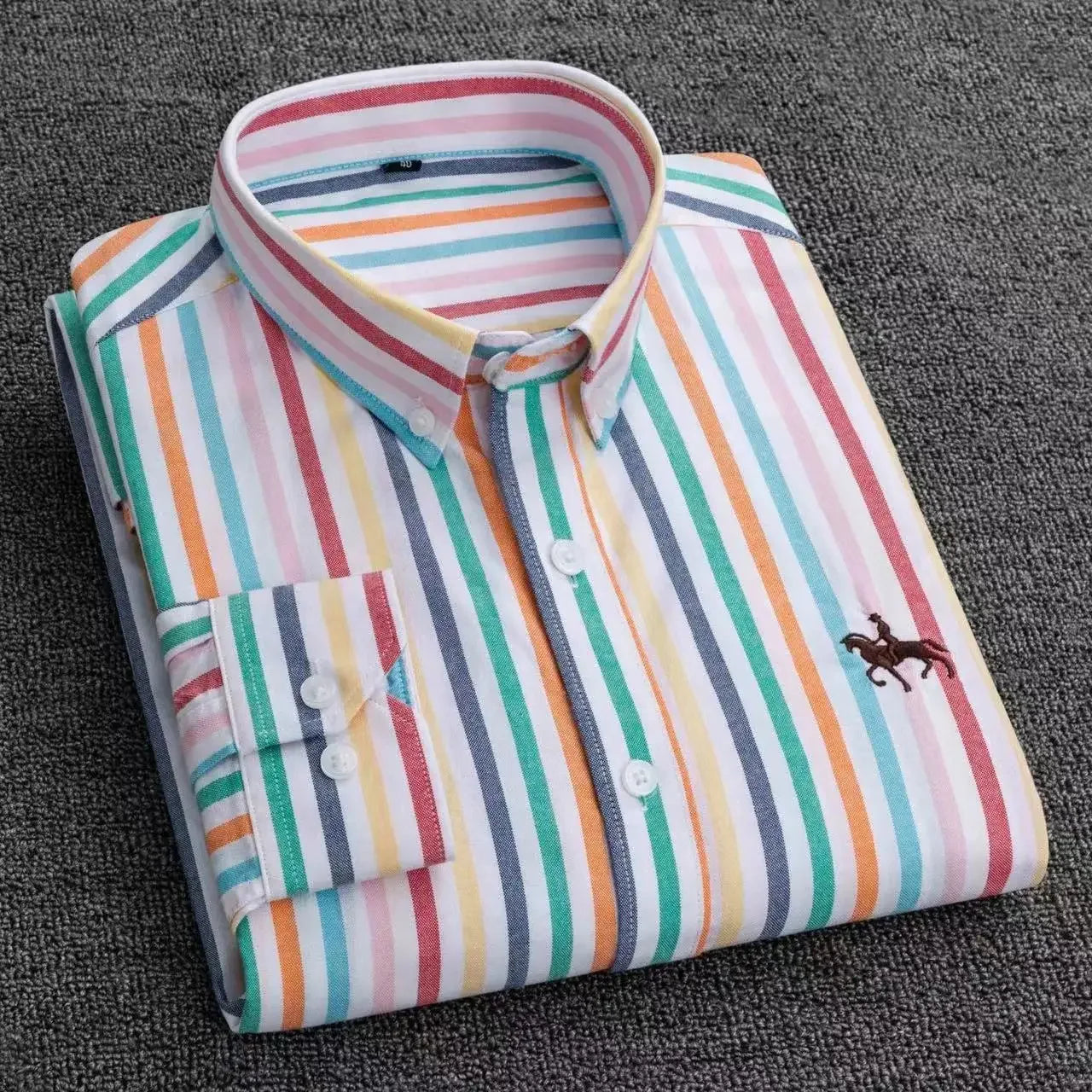 Plus Size 6XL 100% Cotton Long-Sleeve Shirts for Men Oxford Slim Fit Formal Shirt Without Pocket White Office Elegant Clothes