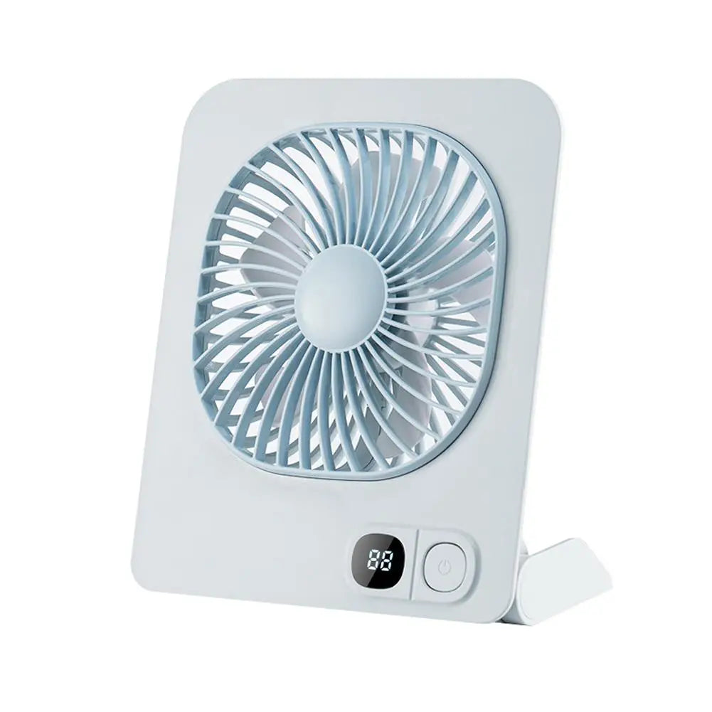 USB Rechargeable Magnetic Mini Desk Fan Portable Quiet Cooling Fan for Office
