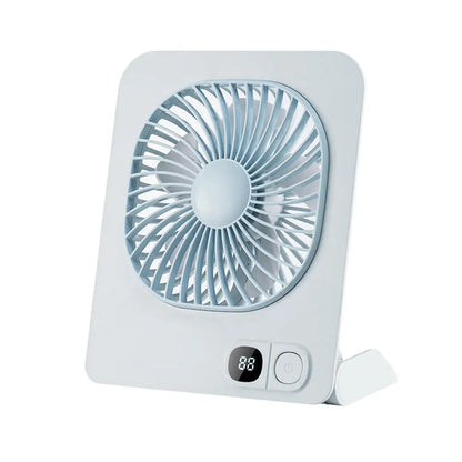 USB Rechargeable Magnetic Mini Desk Fan Portable Quiet Cooling Fan for Office